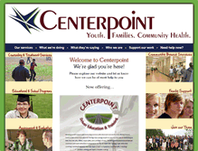 Tablet Screenshot of centerpointservices.org